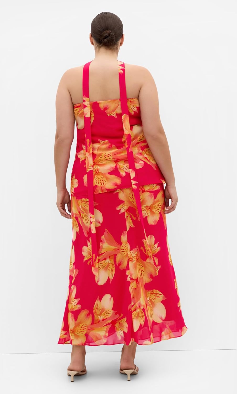 City Chic Plus Size Skirt - Soiree Print Maxi