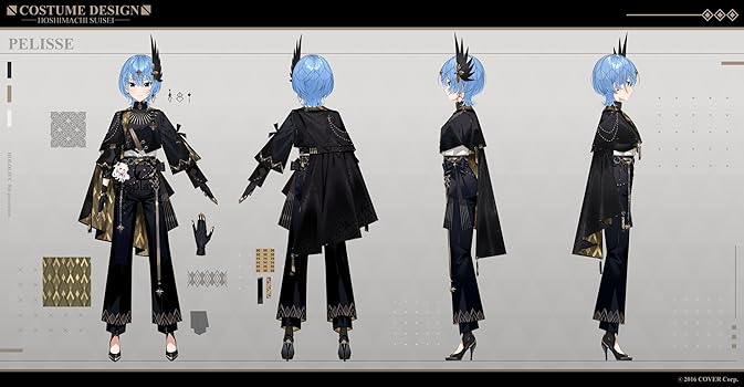 Amazon.co.jp: GGcosplay VTuber 星街すいせい Nova衣装 コスプレ衣装