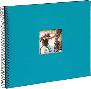 Goldbuch Bella Vista Ricordi In Lino Con Rilegatura A Spirale, 40 Pagine Bianche, Incollare - Foto 3