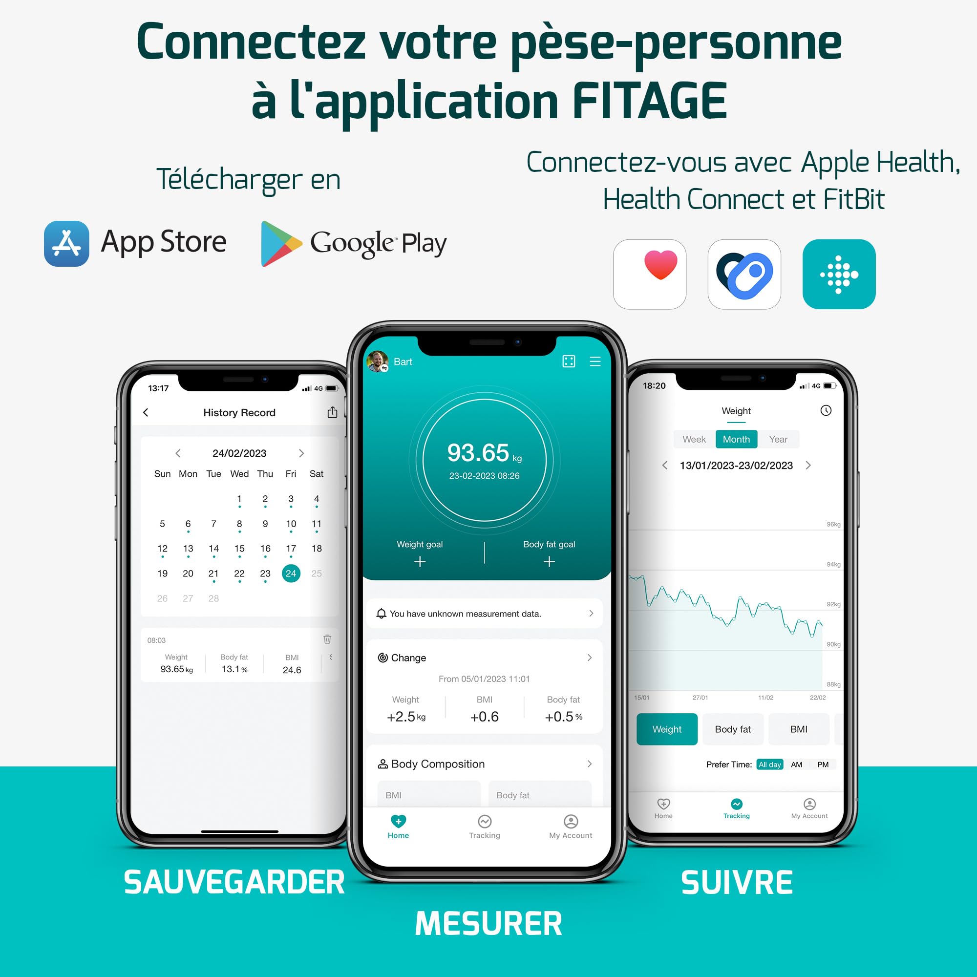 Balance Pese Personne Numérique, Balance Connectée, Pèse Personne fiable et précis, Graisse, Masse musculaire, IMC, poids, protéines, BMR et plus Balance Impédancemètre avec grand écran LED - Noir