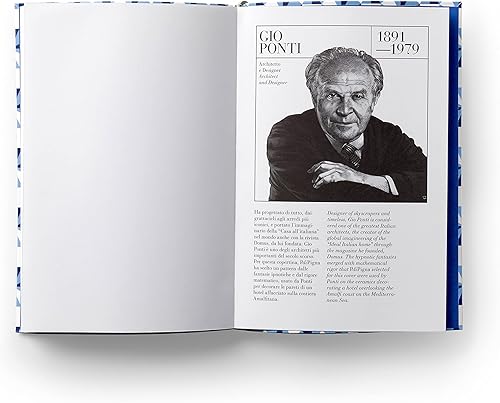 Miniatura 7 de PdiPigna - Cuaderno blanco, sin rayas, A5, funda holandesa GIO PONTI 2