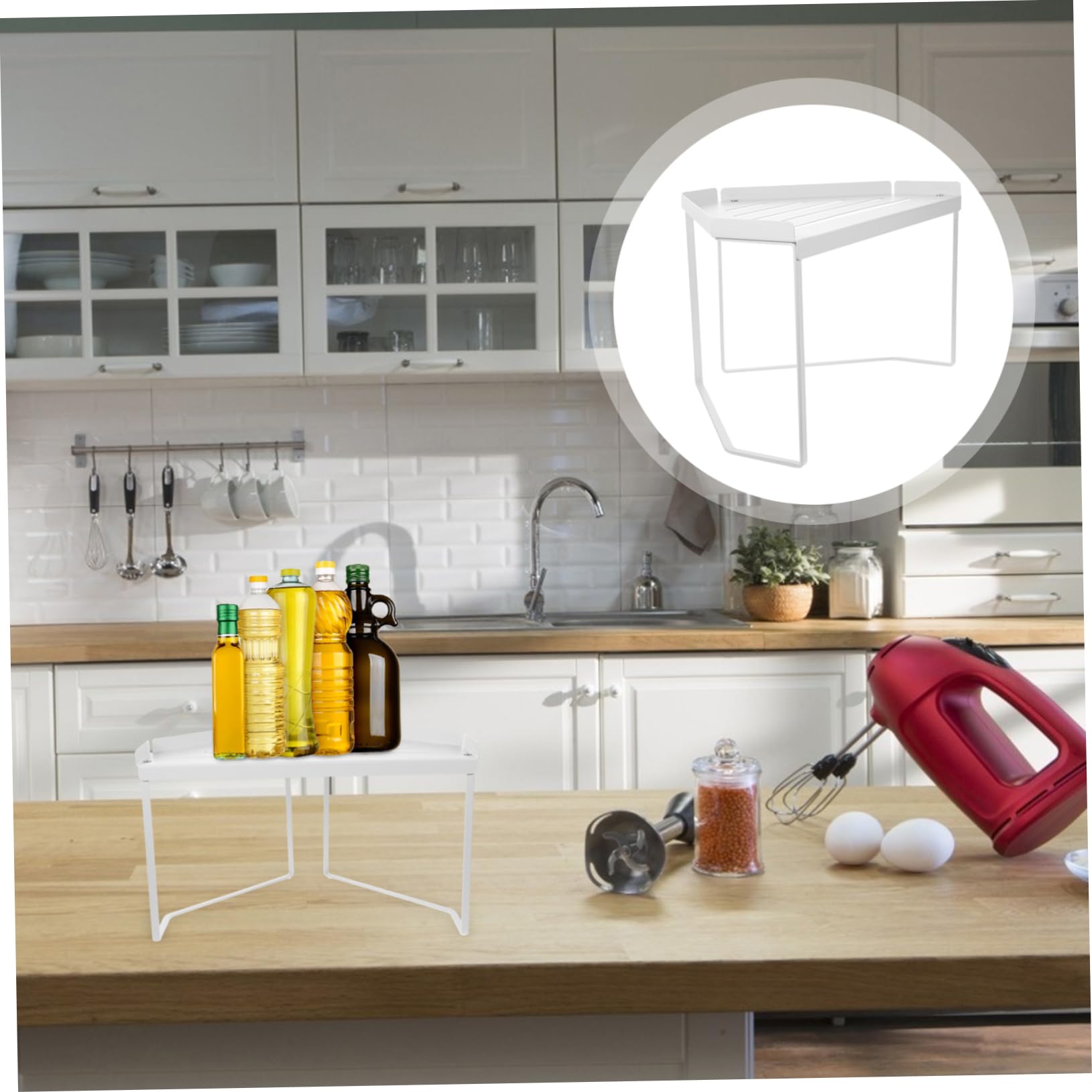 Cabilock Especiero De Encimera Mostrador Estante Organizador Cocina Organizador De Especias Mostrador De Condimentos Suministros De Cocina Metal Escritorio Estante De Cocina