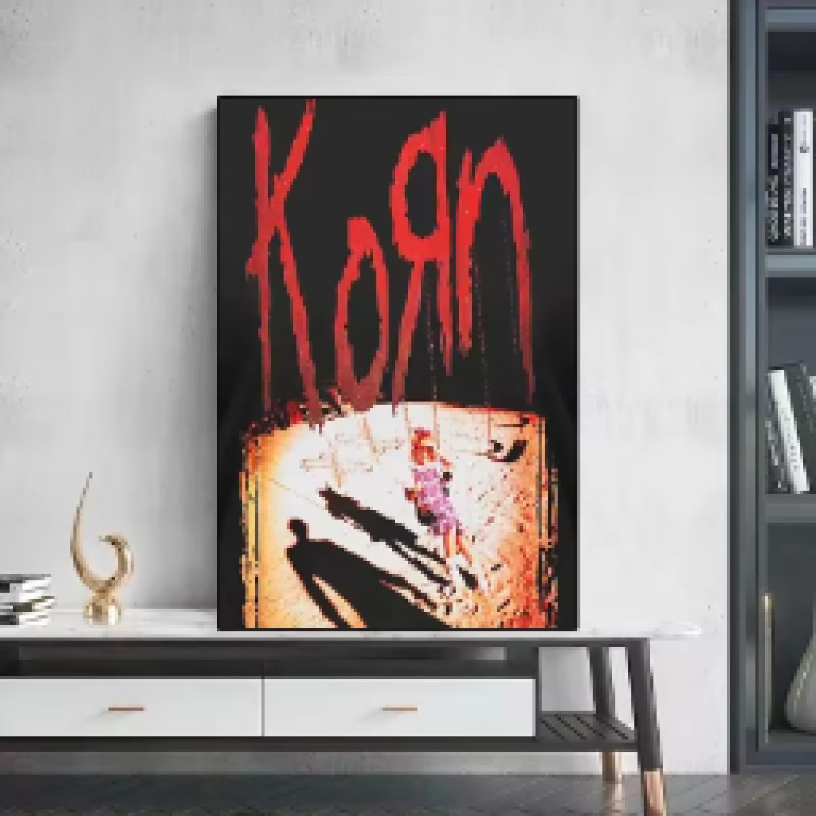 MAIMANG Copertina dell'album musicale della band rock Korn, stampa artistica su tela, poster, decorazione per la casa, soggiorno, 40x60 cm