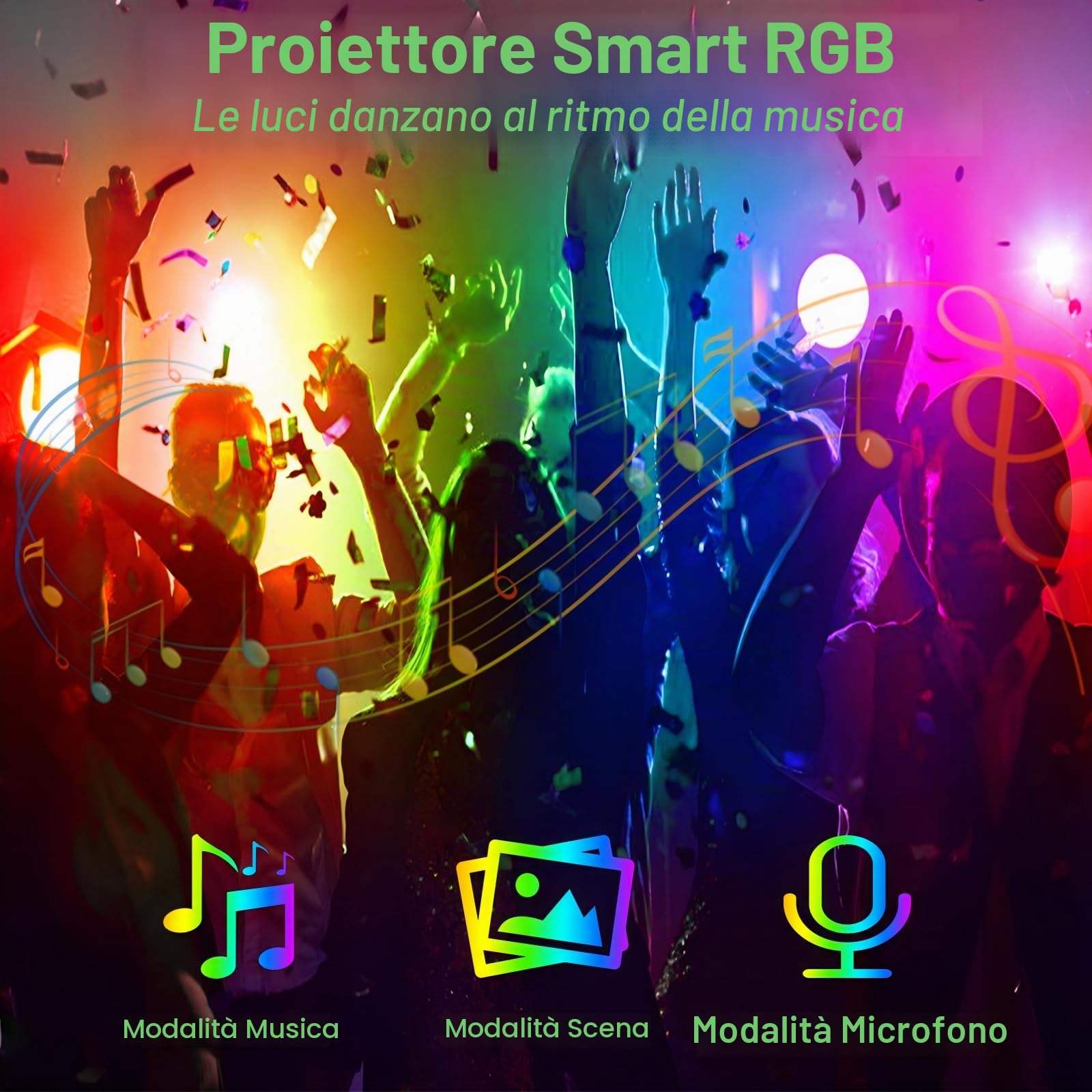 2 Pezzi Faretto LED RGB 50W, Faro Led Rgb Esterno con 360° Telecomando e APP Bluetooth IP66 Impermeabile Proiettori RGB 16 Milioni di Colori Dimmerabile Faretti rgb per Esterni Festa Halloween