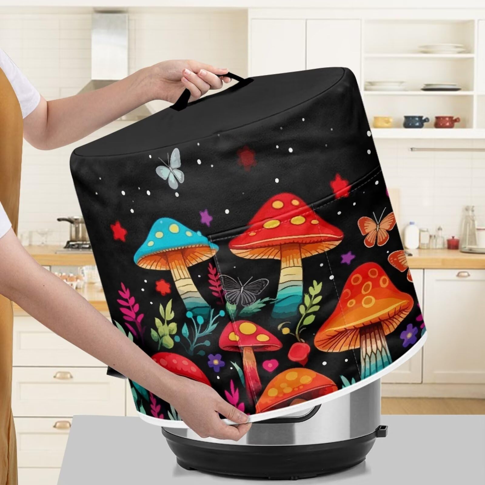 ZUXONGSY Butterfly Air Fryer Cover – Machine Washable Dust Cover For Kitchen Appliances