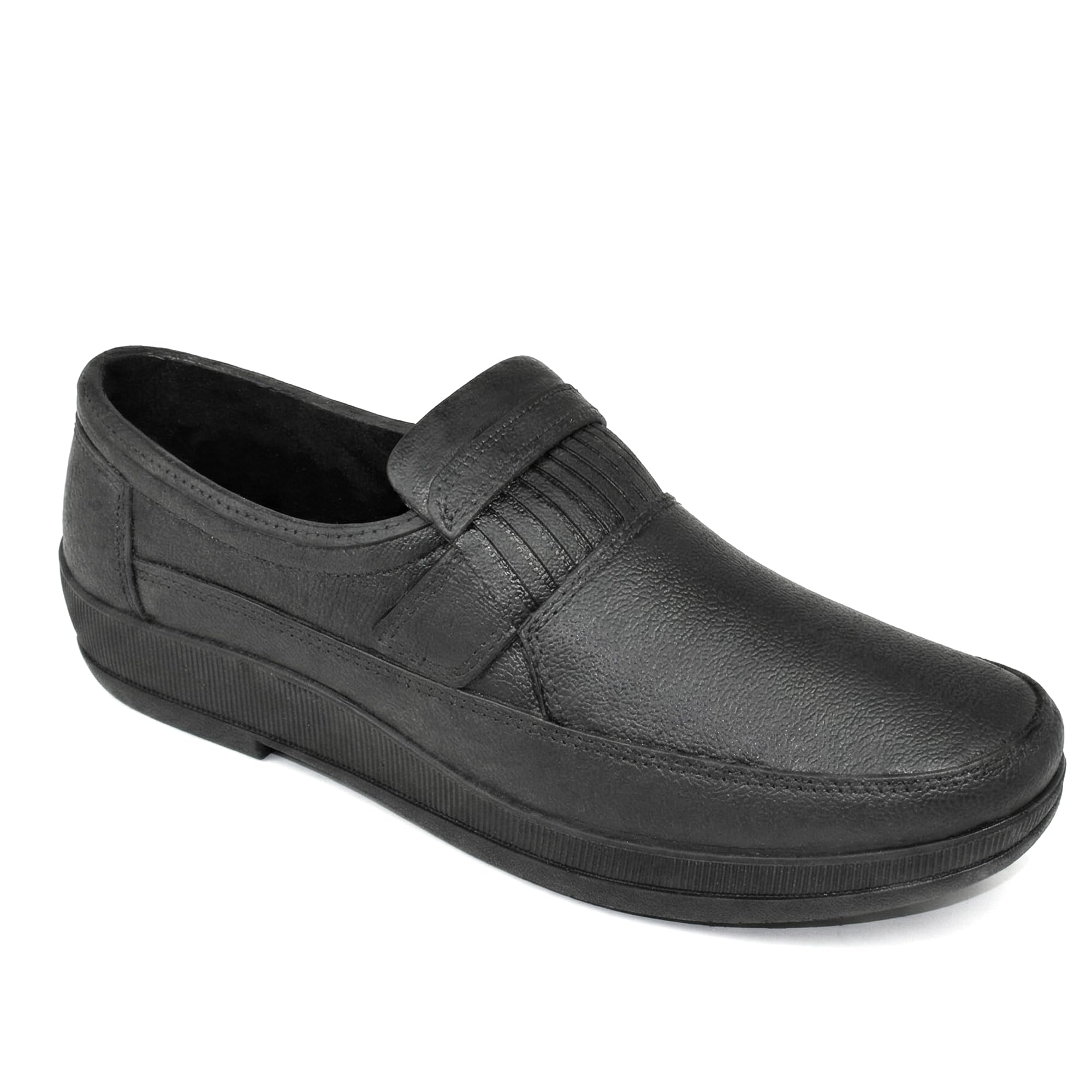 Waterproof Loafers Slip-On Shoes for Men | Anti-Skid PVC Casual Shoes | Lightweight Office Shoes for Men | Comfortable Rain Shoes & Moccasin Footwear-image-16