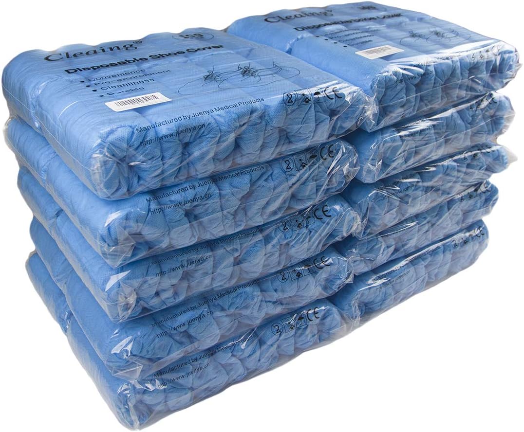 Disposable Boot & Shoe Covers Non Slip Durable Fits Virtually Most Shoes Case of 1000