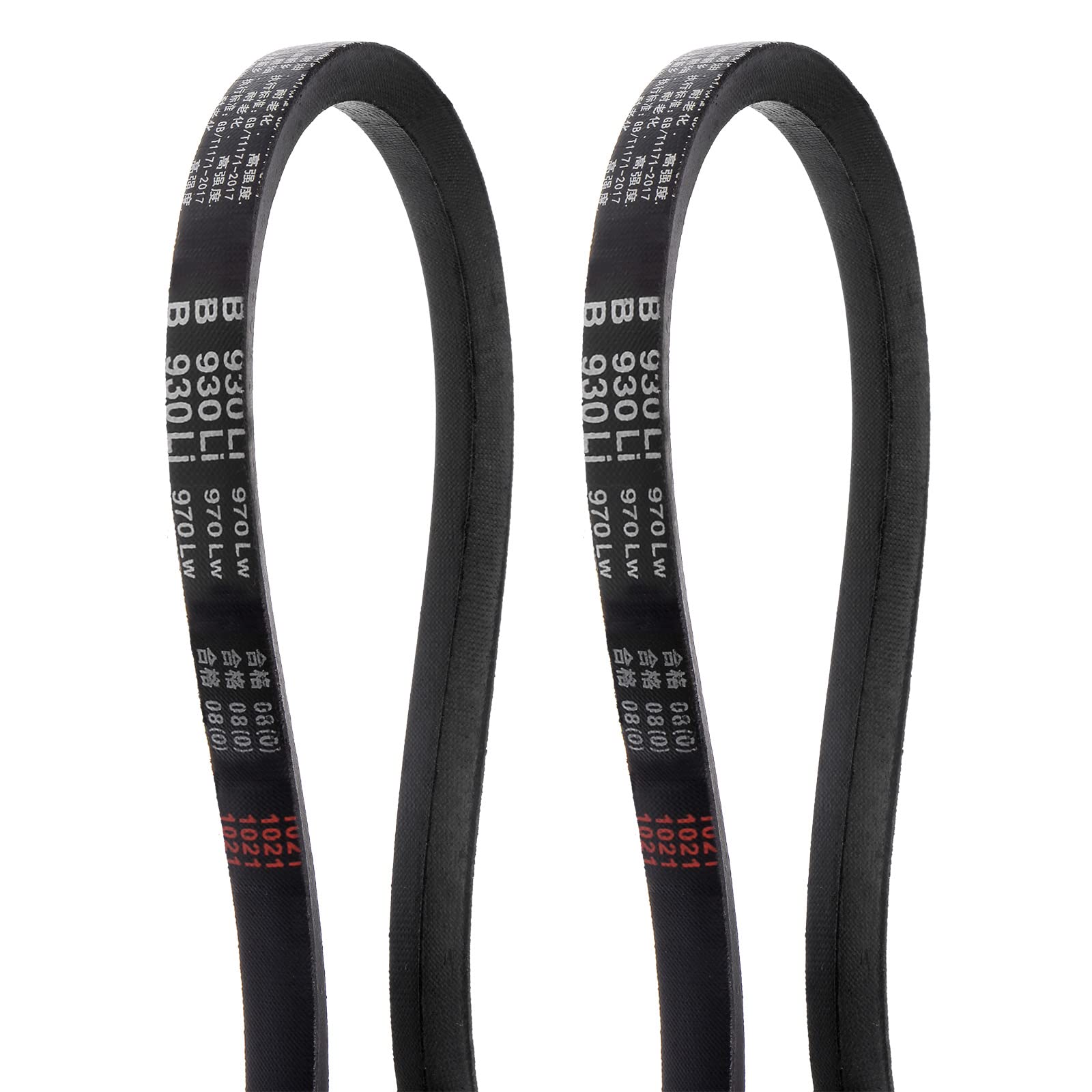 HARFINGTON 2pcs B-1080Li V-Belts Drive Belt 1080mm Inner Girth B Section Rubber for Power Transmission — Amazon image 31
