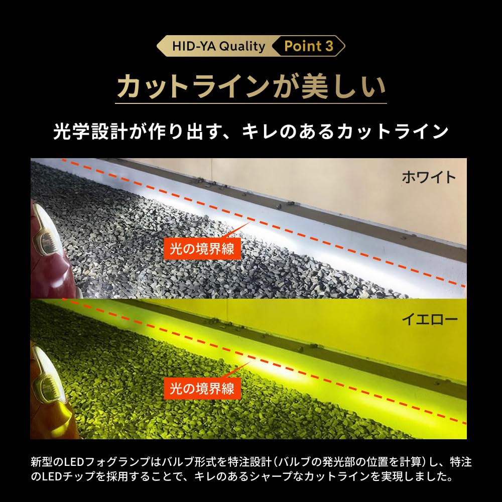 Amazon.co.jp: HID屋 H8 H11 H16 LED フォグランプ 2色切り替え