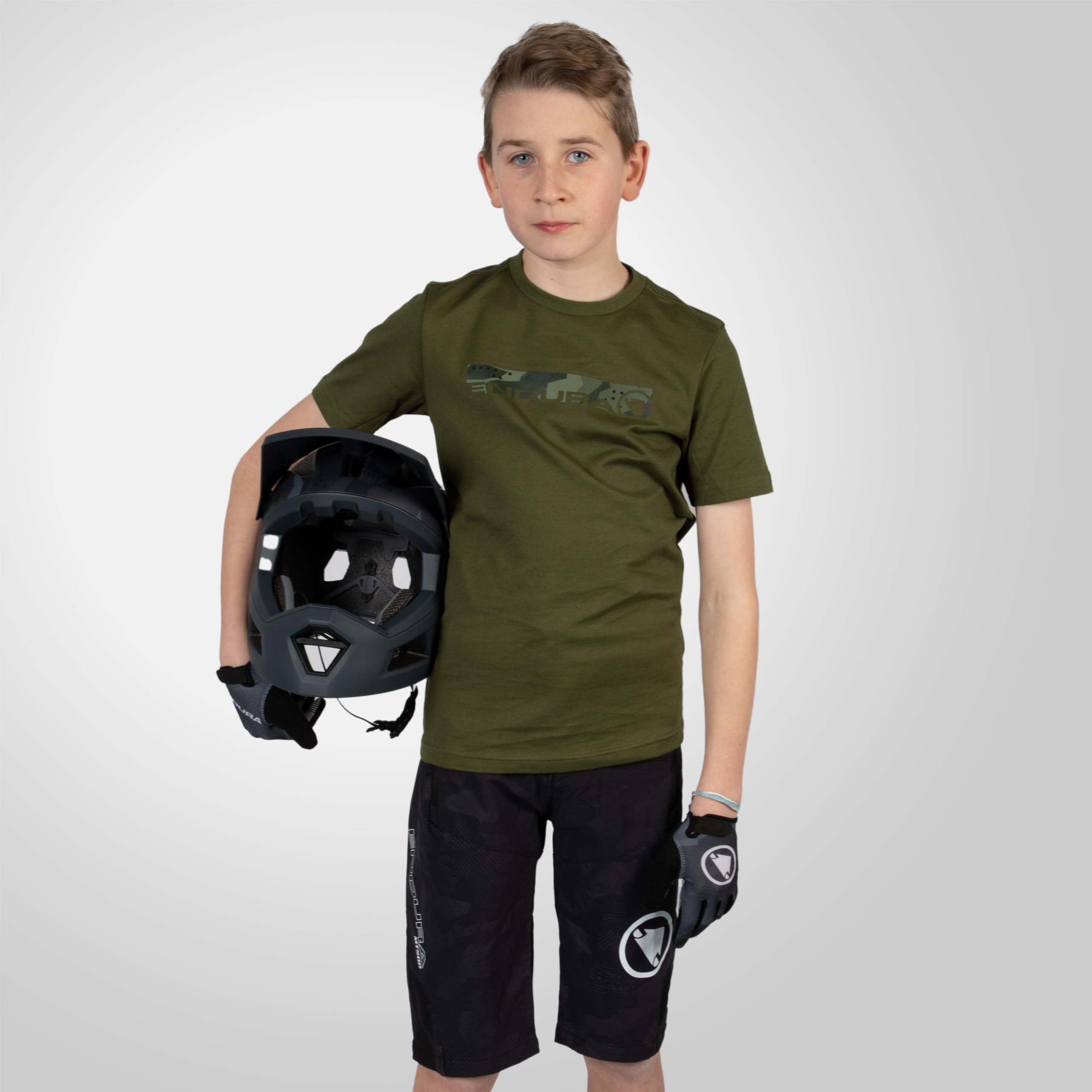 Endura Kids MTB-Shorts MT500 JR Burner Grau Gr. 11-12 (L)