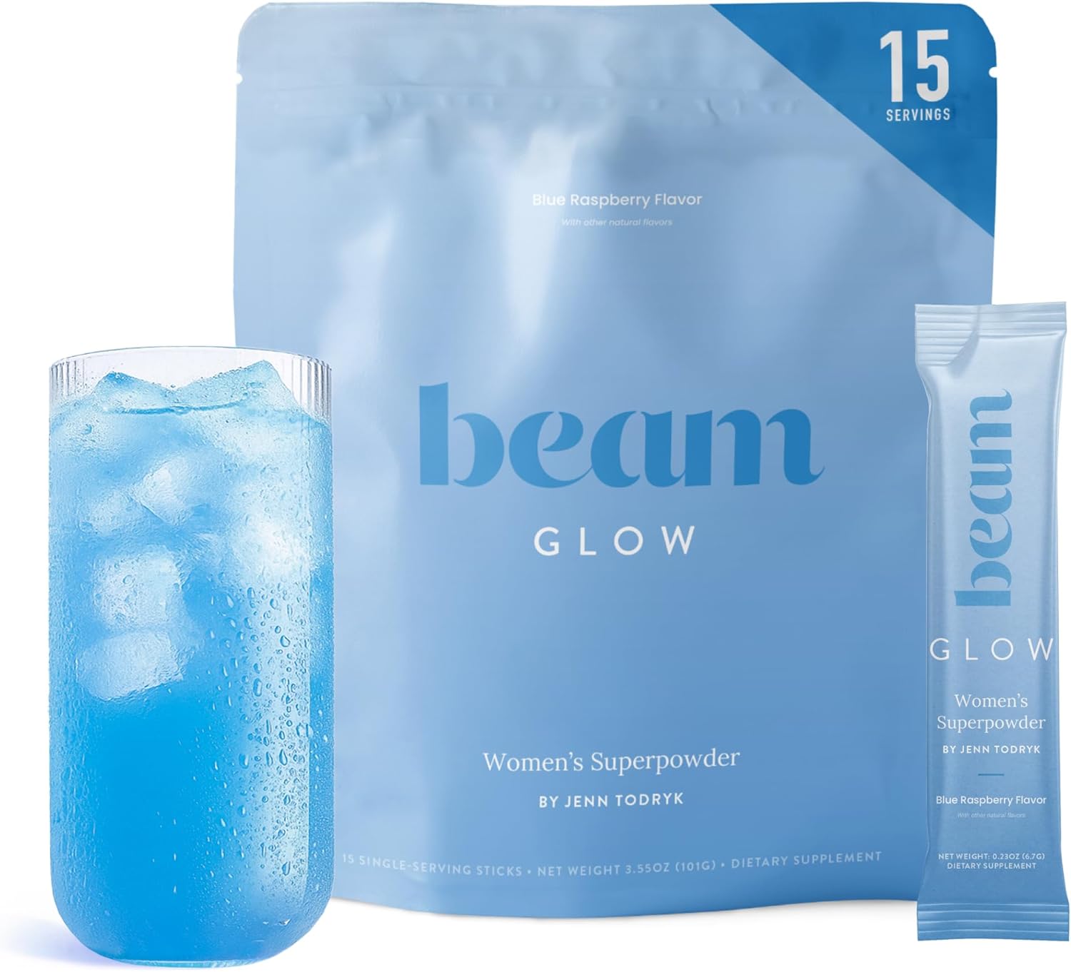 BEAM Glow supplement · Blue Raspberry