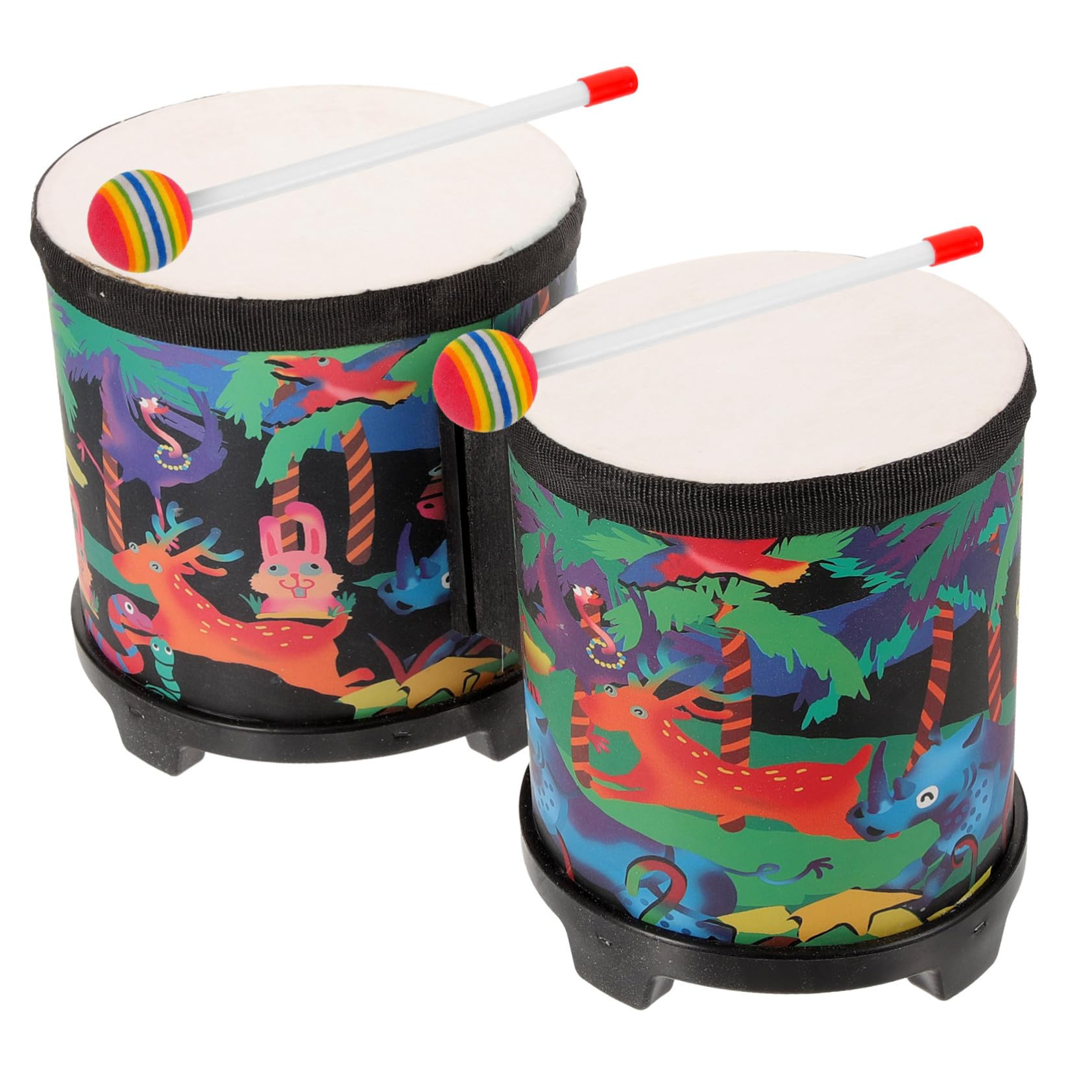 Bongós para Niños, Juego de 1 Set de 5 y 6 Pulgadas