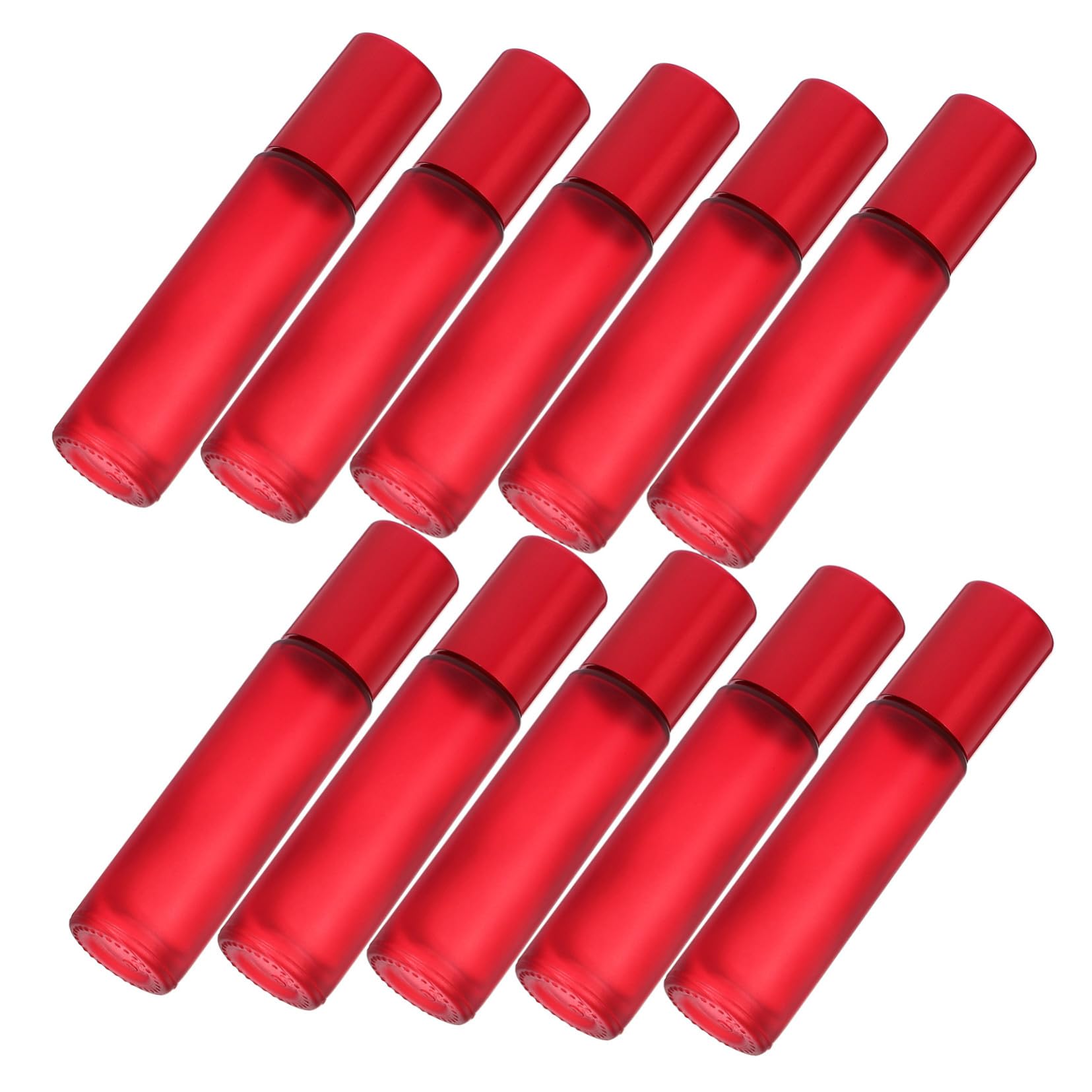 LIFKOME 10pezzi Flaconi Roll Oli Essenziali Ricaricabili di Vetro Applicatore Sfera per Siero Contorno Occhi Flaconi Rullo per Oli Essenziali