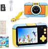 Kids Camara 24MP 1080P FHD Video Camera Gifts for Kid Boys Girls 4-12 Years Selfie Digital Camera for Little Photographer Beginners with 2.4” IPS Screen, 32G Card, Zoom, Filters & Frames