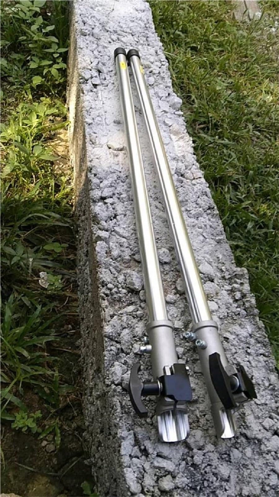Extensión De Tubo For Desbrozadora, Cortacésped, Podadora De Pértiga, Cortasetos, Modelo 2 Unidades X 80 Cm De Largo, Eje De 9 Dientes, 26 Mm