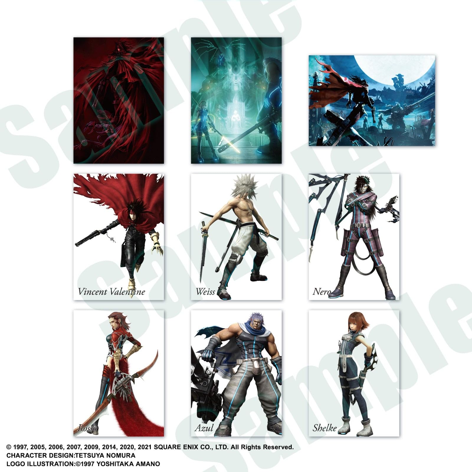 Amazon.com: Final Fantasy VII: Anniversary Art Museum Card Set