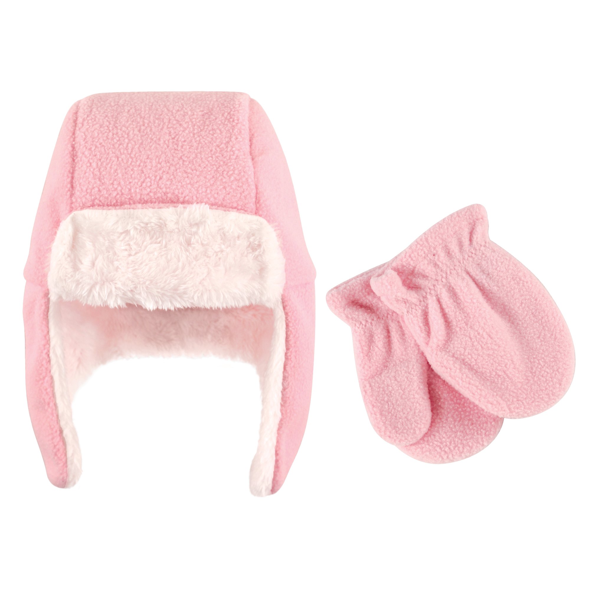 Hudson BabyBaby Fleece Trapper Hat and Mitten Set