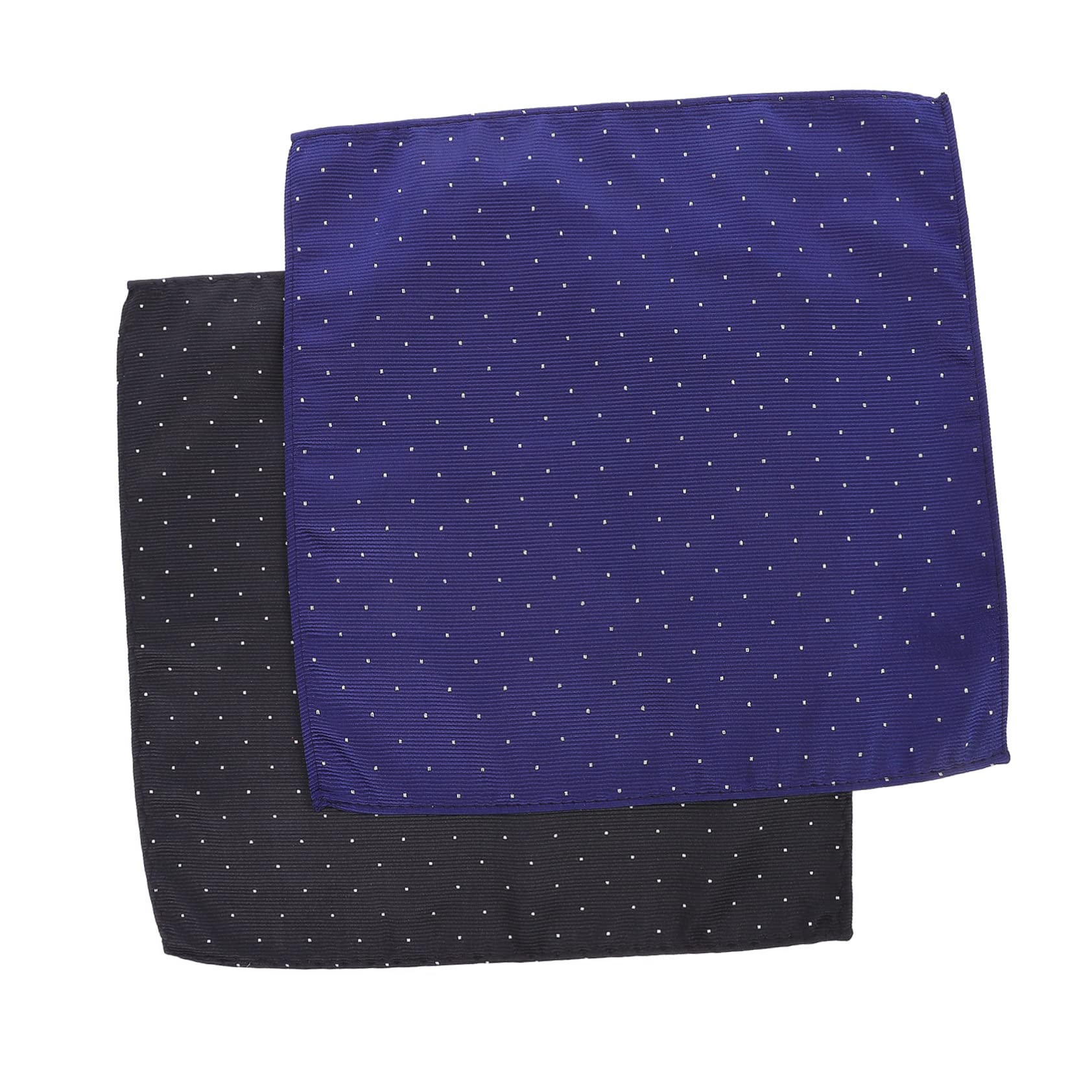 FOMIYES 2pcs Men Suit Pocket Squares Polyester Silk Handkerchief Fashion Scarf Wedding Party