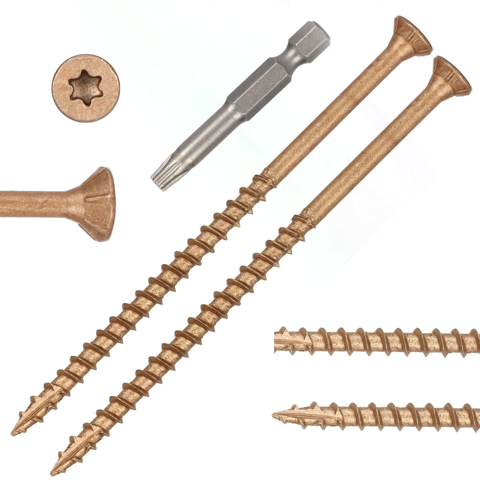 Bobibbi Deck Screws #10 x 3" - 5lb Pack -20