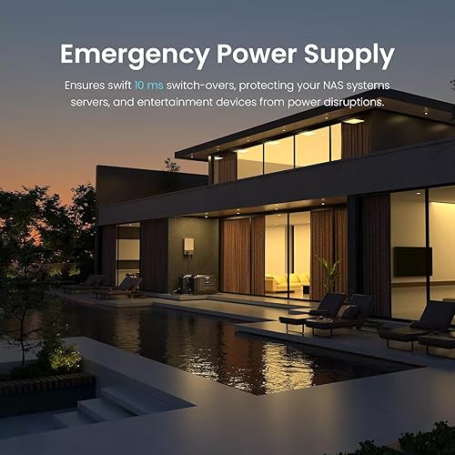 Miniatura 10 de OUPES Generador solar Mega 3 de 3600 W, estación de energía de 3072 Wh con paneles solares de 4 x 240 W, 6 salidas de CA de 3600 W (sobretensión de