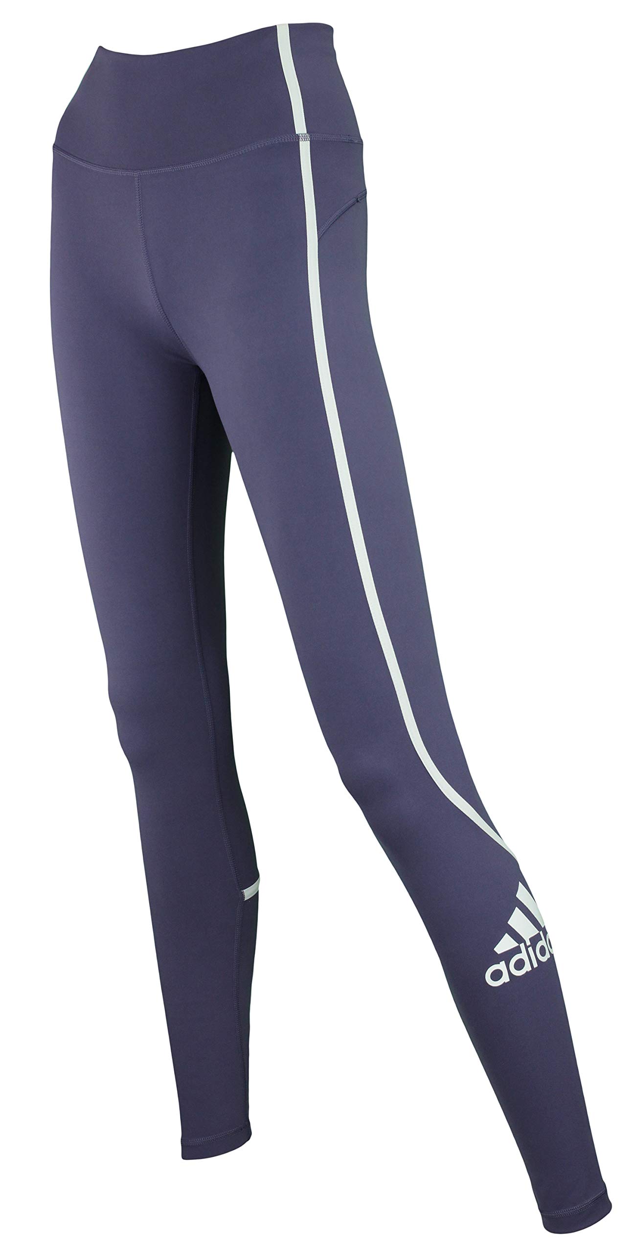 adidas Women's Believe This High Rise 7/8 Purple Tights Size L
