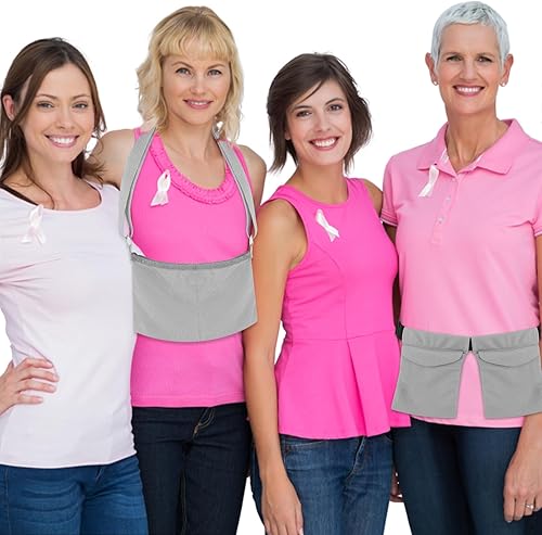 Miniatura 4 de DSLSQD Suministros para postcirugía de abdominoplastia, soporte de drenaje ajustable para mastectomía, soporte de drenaje para mastectomía después