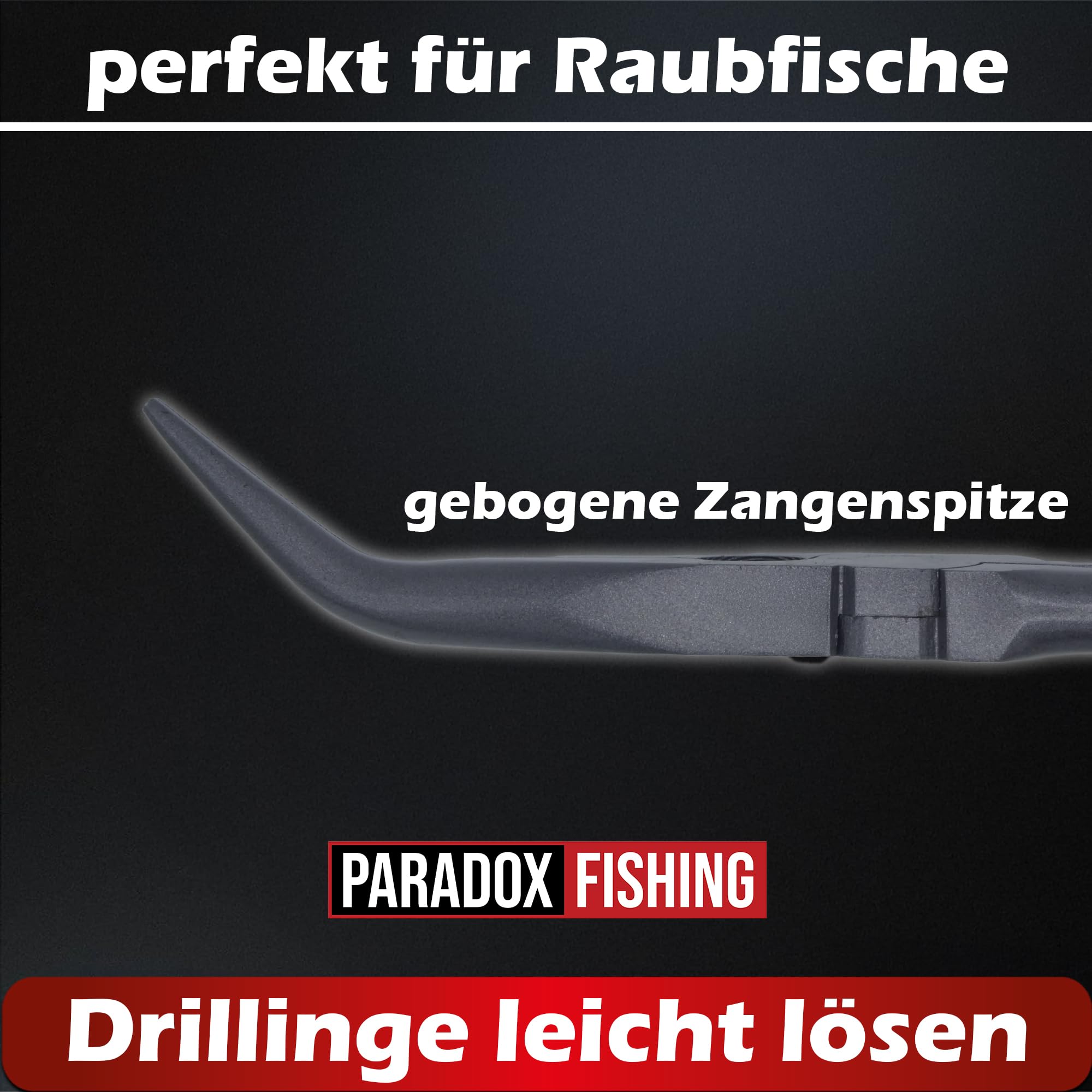 Paradox Fishing Szczelina do szczupaków 29 cm I ściągacz do haczyków wędkarskich Szczelina wędkarska Akcesoria wędkarskie połów szczupaków - odporne na korozję