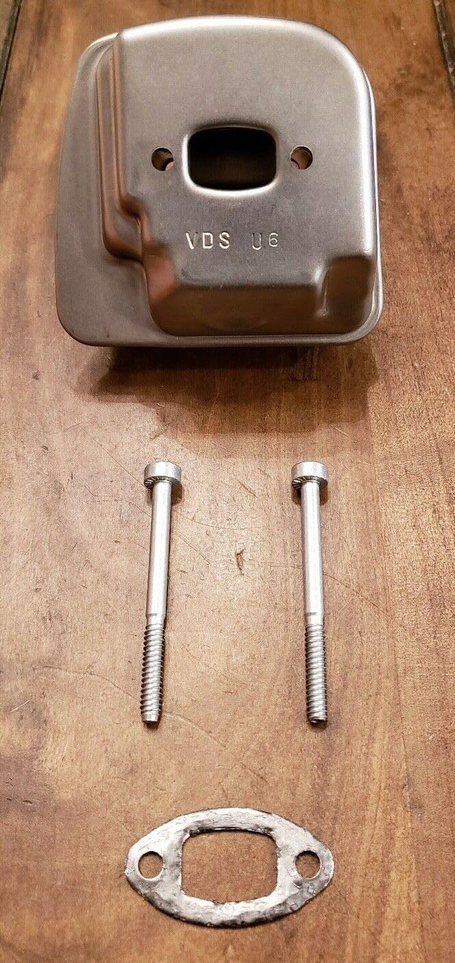 CTTINKT Exhaust Muffler Assembly Kit BG50 ONLY 4229-140-0610,Replacement for STIHL OEM, BLACK