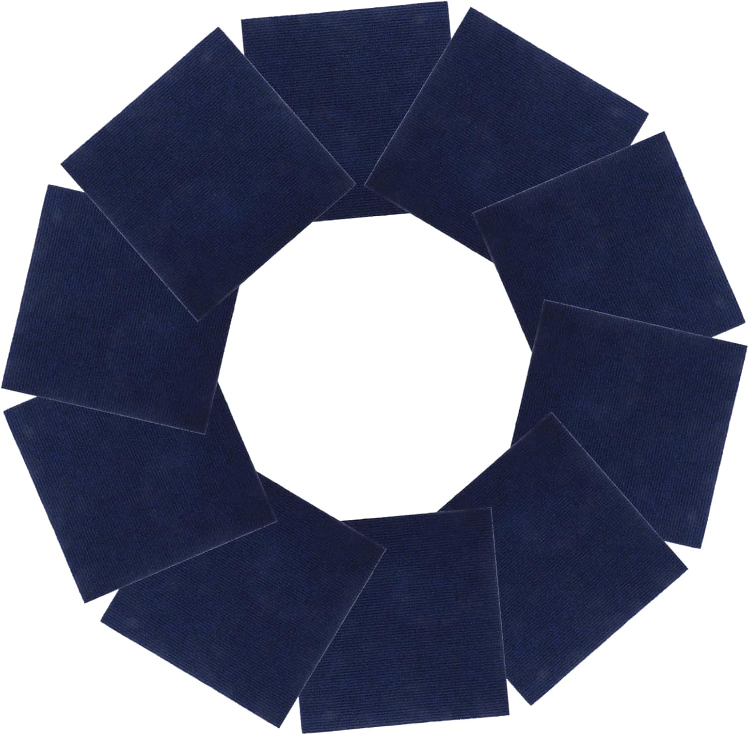 10pcs Self-Adhesive Carpet Tiles Non- Flooring Mats Easy to Install for Home Use and Stair Treads