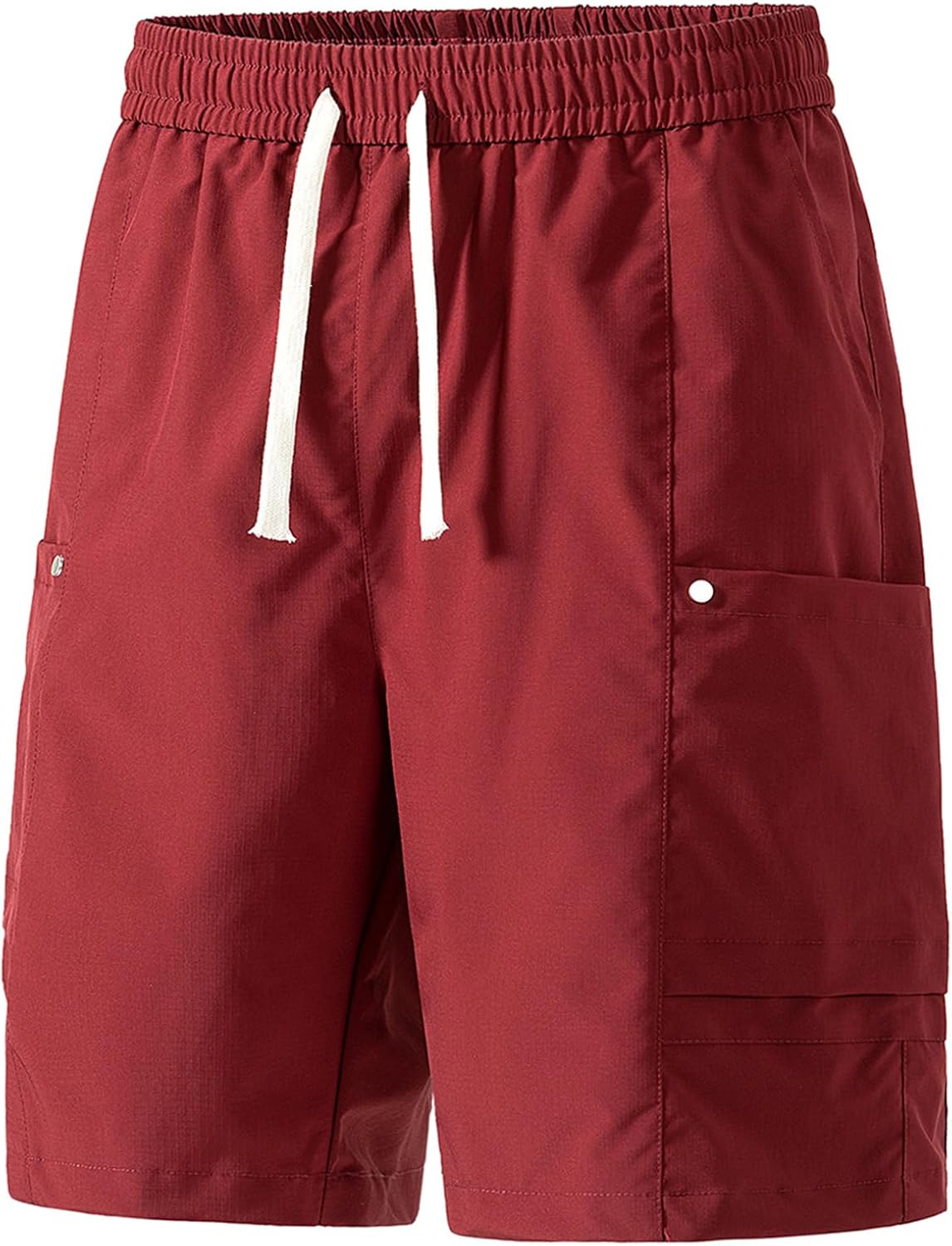 Casual Shorts for Men Stretch Breathable Sport Shorts Drawstring Elastic Waist Shorts with Pockets Flowy for Sports