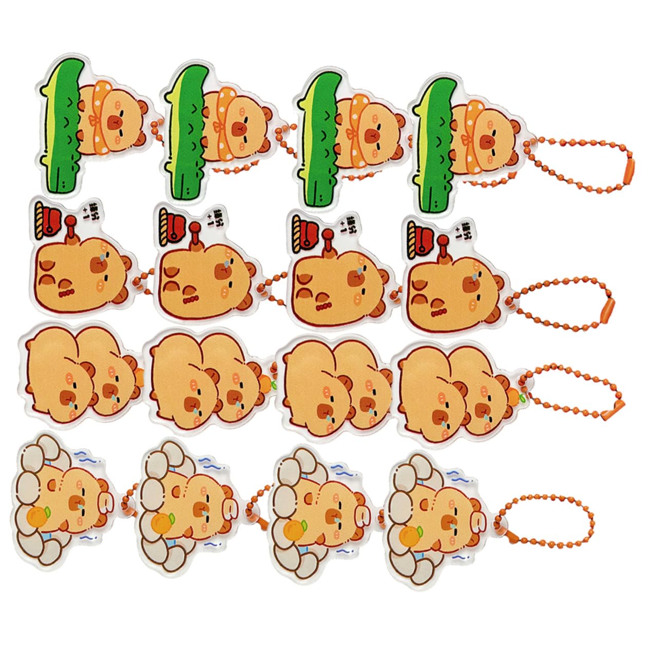 SHERCHPRY 32 llaveros llaveros monederos llavero mochila bolso decoración coche llavero decorativo llavero para bolso