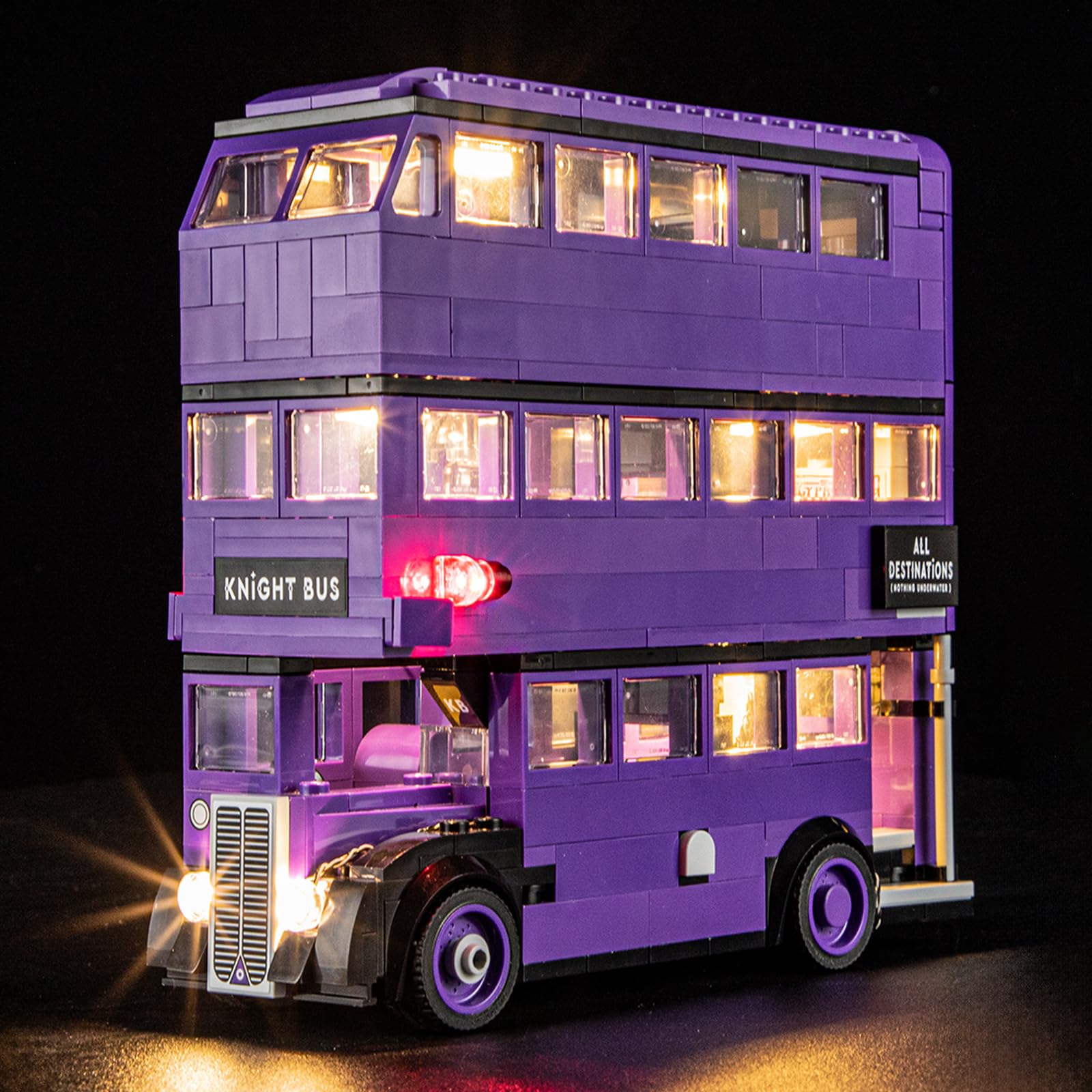 BRIKSMAX 2.0 Light Kit for Lego-Knight Bus Adventure -Innovative Led Lighting Compatible with Harry Potter 76446 - Not Included Lego Set