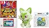 Pokemon Scarlet + Zero Treasure - Switch & Nyaoha Plush Toy Purchase Bonus Monster Ball 100 Pieces & Die Cut Sticker Set Included