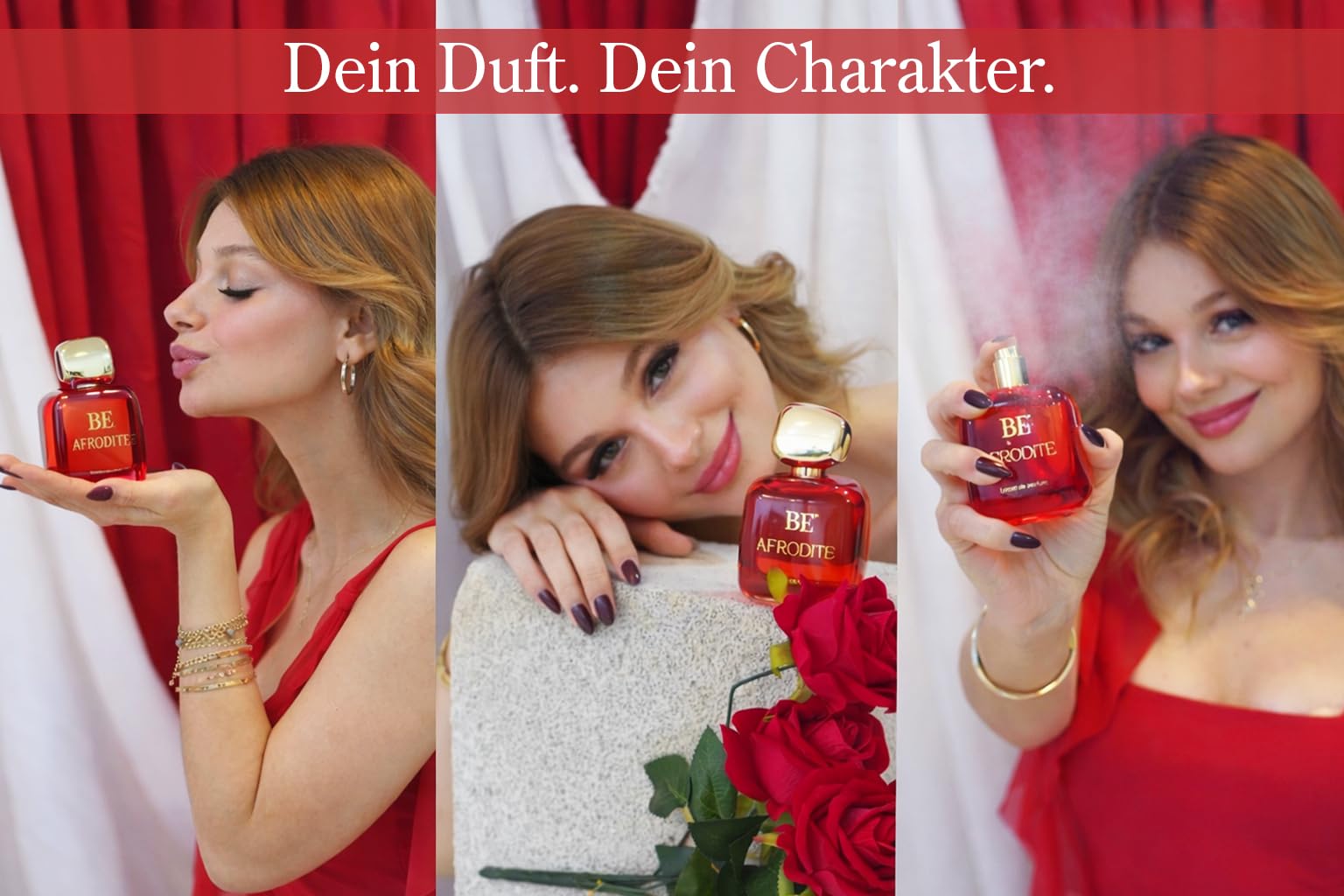 Afrodite Extrait de Parfum für Damen – süß-blumig, elegant & feminin – mit Birne, Mandarine, Bergamotte, Jasmin, Orangenblüte, Neroli und Bourbon-Vanille – langanhaltend – 100 ml