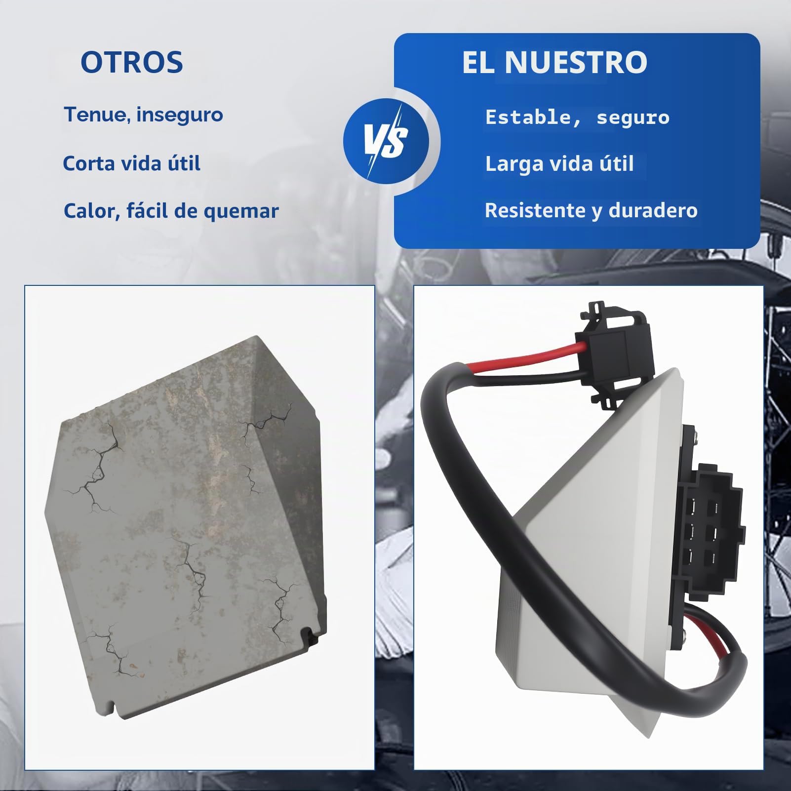 Resistencia Motor Ventilador Calentador para A2 Vento Polo Fabia Seat Ibiza | 6Q1907521A 6Q1907521B 6Q1907521