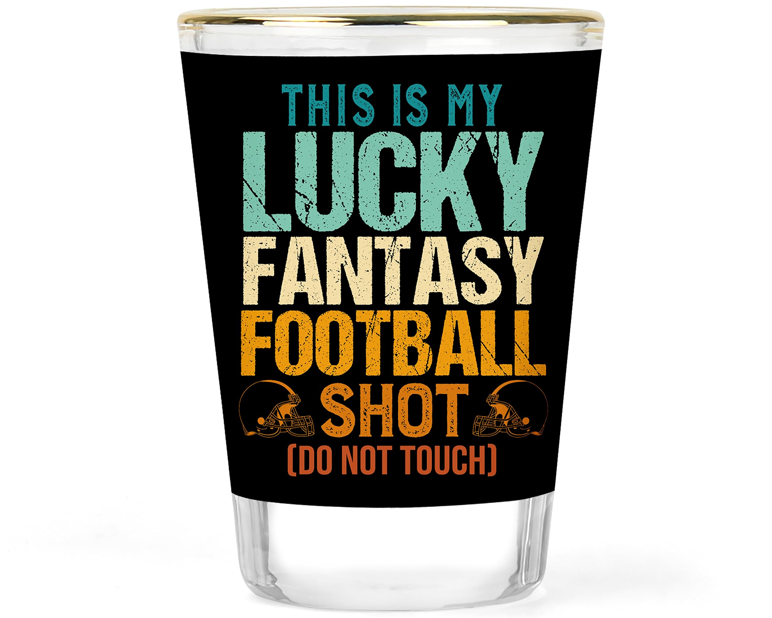 Fantasy Football Shot Glass | FF League Shot Glass | Fantasy Football Season Gift | Football Draft Gifts | Football Party Favor | Football Favors | Collectible Keepsake Shotglasses