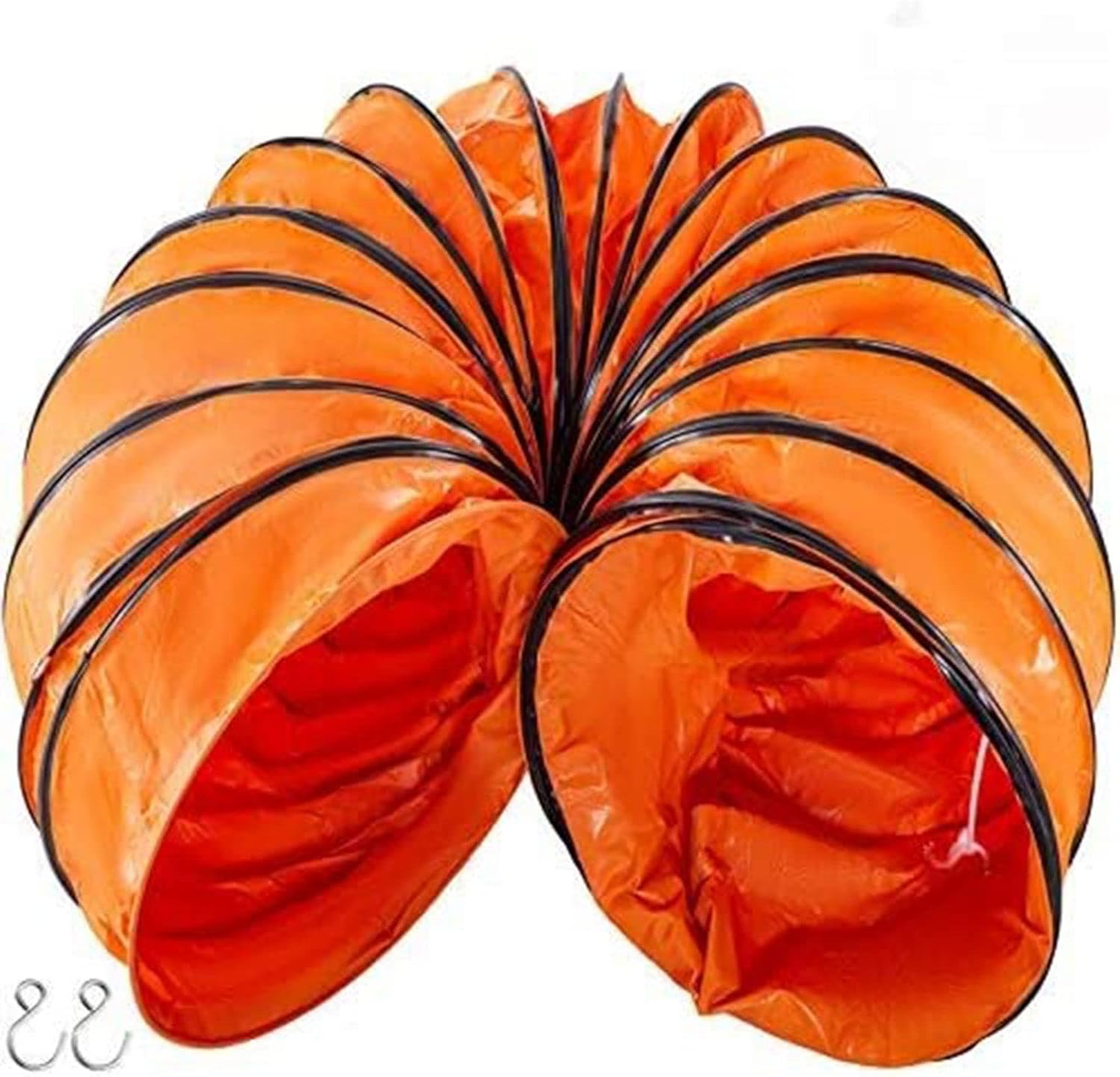 Duct Hosing PVC Ducting 5m/10m Flexible Hosing Diameter 200/300/400/500/600 mm Flexible PVC Ducting,Flexible Ventilation Duct,Blower Fan,Flexible Duct,Fume Extractor 5M-diam:200mm