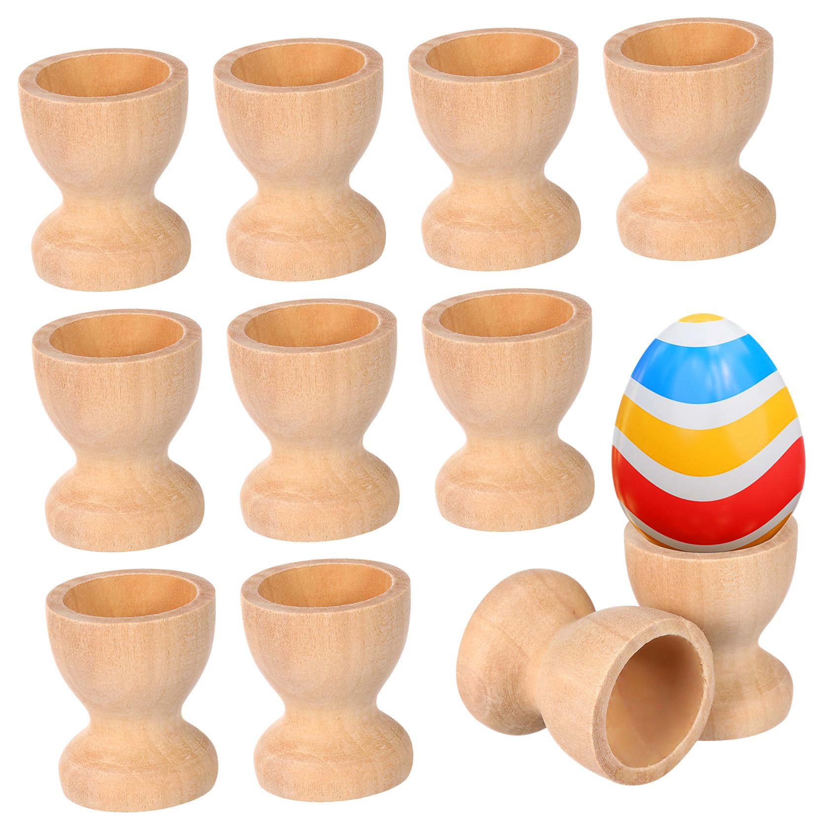 Soporte de madera para huevos de Pascua: decora y crea manualidades inolvidables en familia