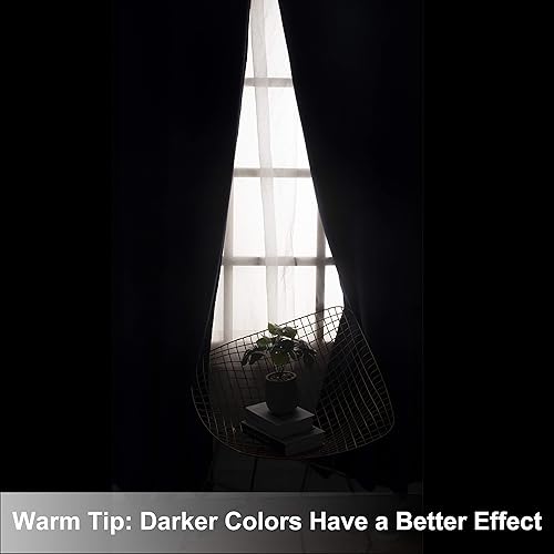 Miniatura 7 de WONTEX Cortinas blackout, división de habitación, para dormitorio y sala de estar, 1 panel