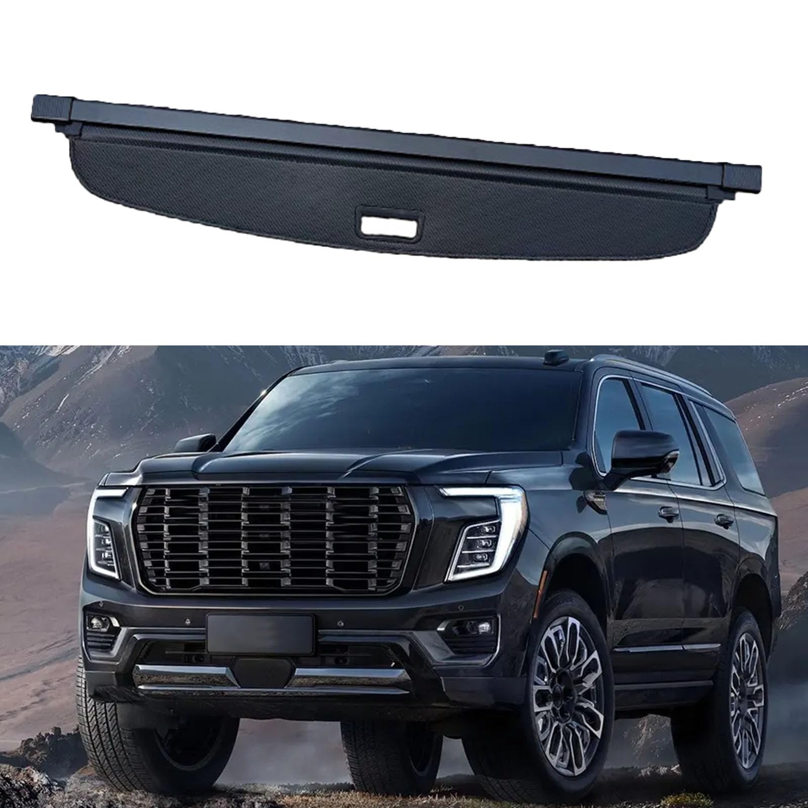 GYHZNB Retractable Car Rear Trunk Parcel,Compatible with GMC Yukon,Car privacy screen
