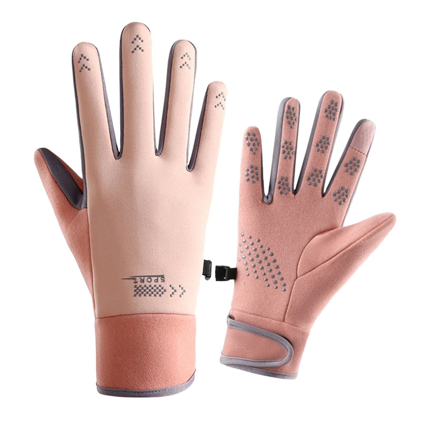 Lightweight Winter Gloves for Men Women Touchscreen Thermal Glove Non-Slip Elastic Cuff Gloves Warm Running Glove