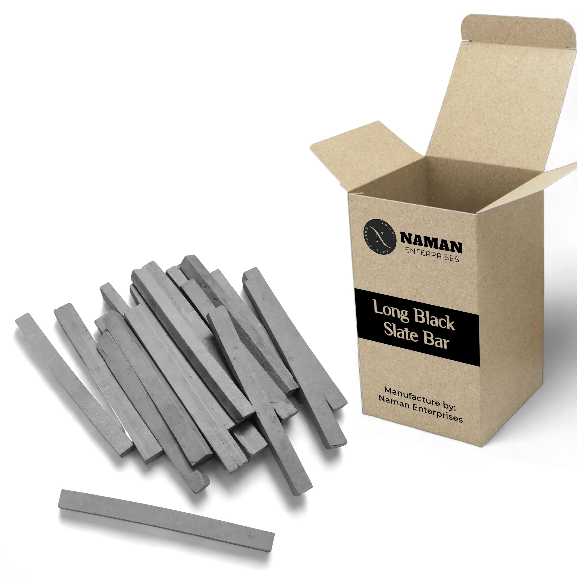 Slate pencil Black slate long bar 1KG box