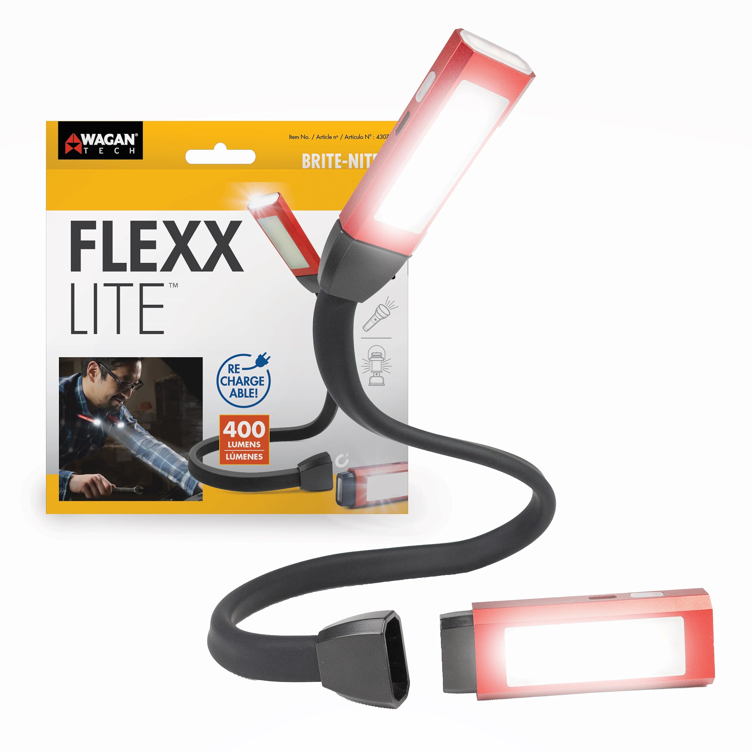 Amazon.com: Wagan EL4307 Flexxlite Rechargeable LED Neck Reading