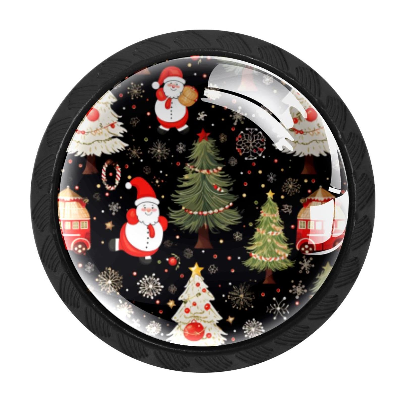Chenzzzz Multicolored 06 4 Pack Christmas Tree Kitchen Cabinet Knobs Drawer Knobs Dresser Knobs Matte Black Zinc Knobs Drawer Pulls Door Knobs Dresser Drawer Handles Knobs For Dresser Drawers