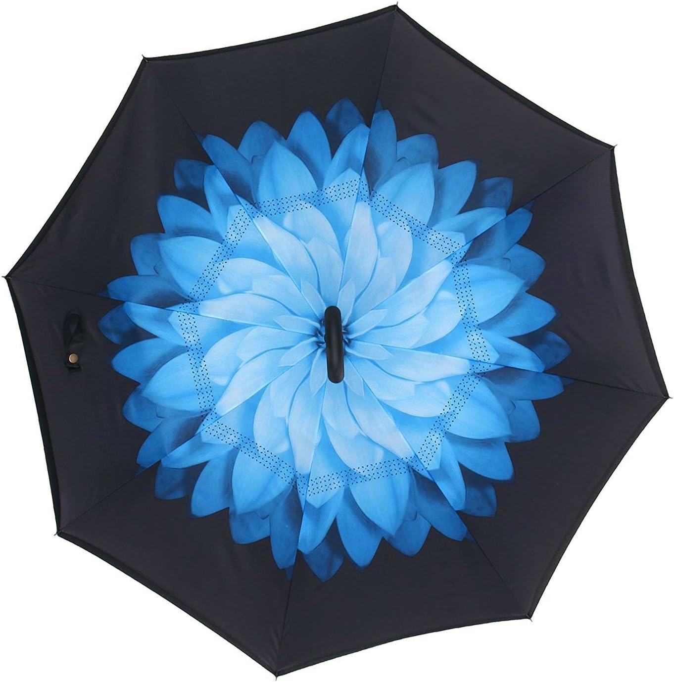 Amagoing Car Inverted Umbrella Double Layer Windproof Reverse Umbrella for Rain Sun