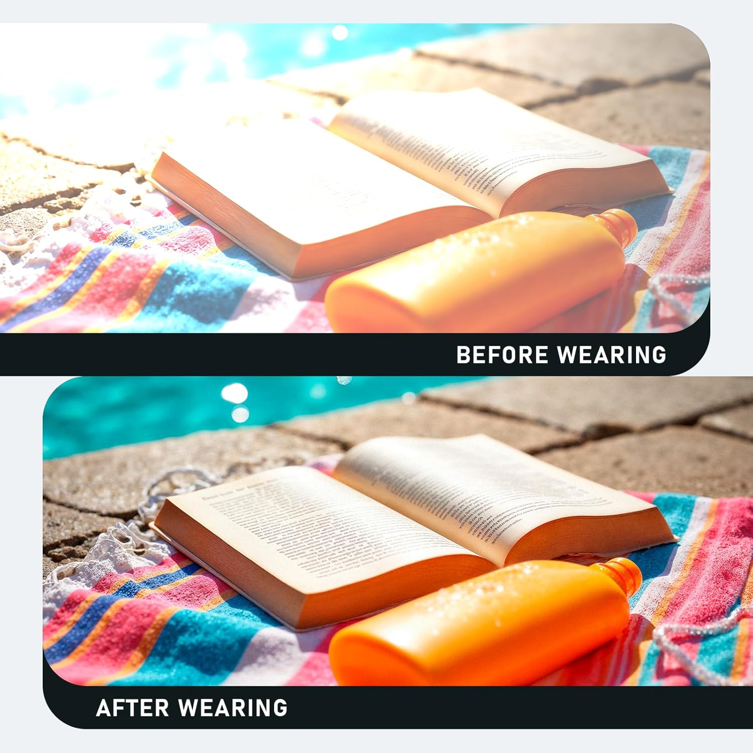 DEHOTRE Men's Progressive Multifocal Sunglasses, No-Line Sun Readers UV400, TR90 Lightweight Frame for Driving & Outdoor