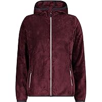 CMP - Giacca Donna Cappuccio Fisso, Burgundy