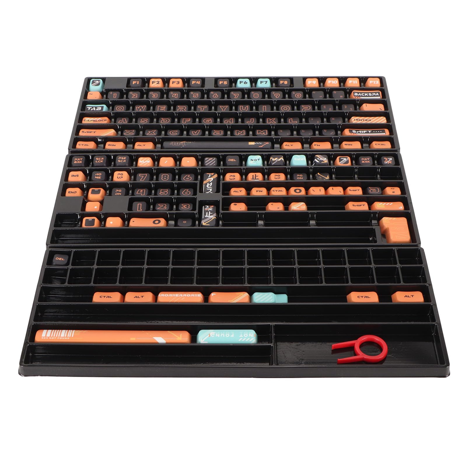 Ustaw Klawisze, Zestaw Klawiszy DIY 141 Ergonomicznych Klawiszy PBT Bez Moda Bez Moda dla 98 Mechanicznej Klawiatury dla Klawiatury Mechanicznej 87