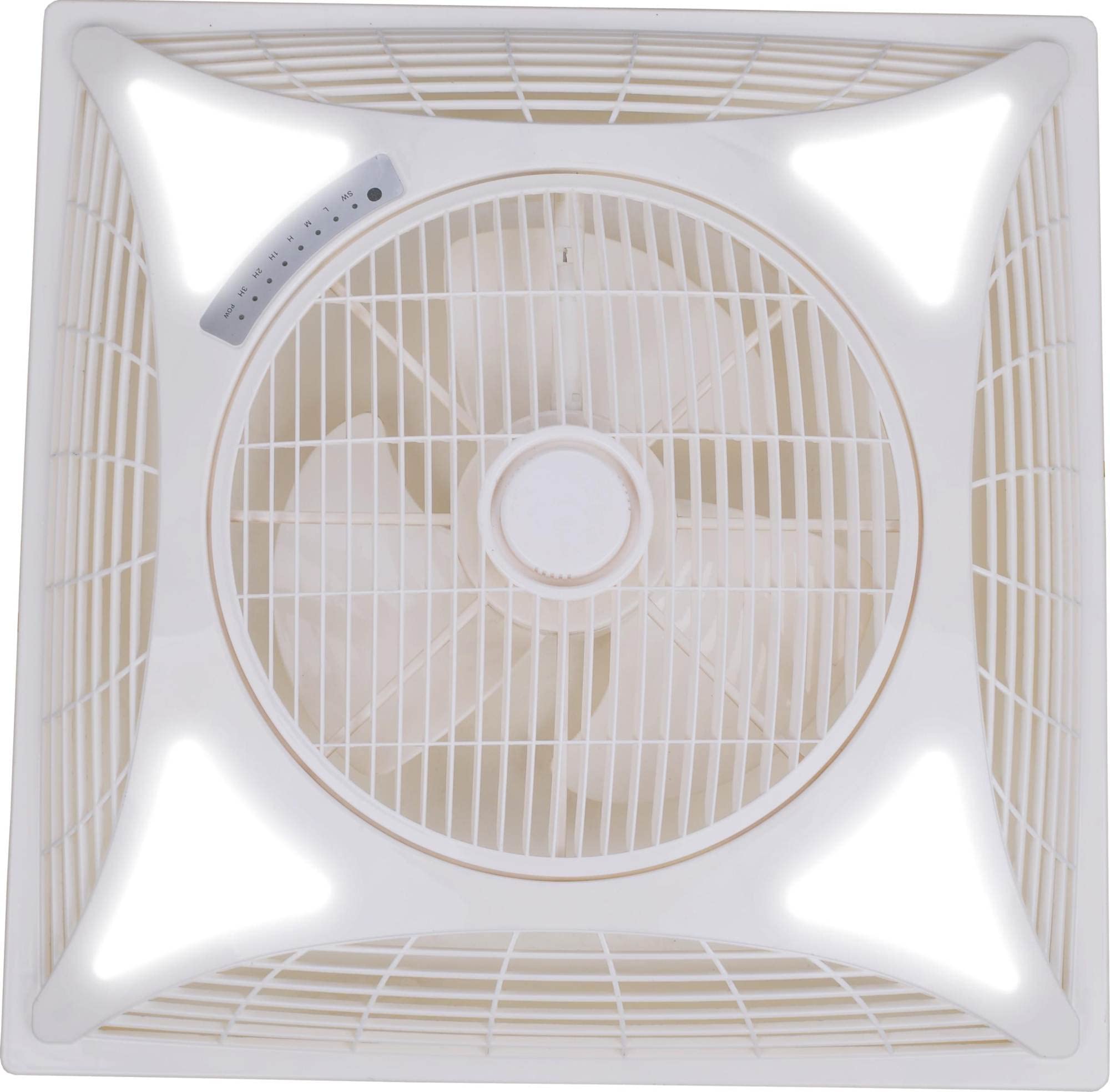 Homava® Premium Recessed False Ceiling Cassette Fan with 4 Corner LED Light, 63 X 63 X 17 CM, White (B0C6XQN6WS) Amazon Price History, Amazon Price Tracker