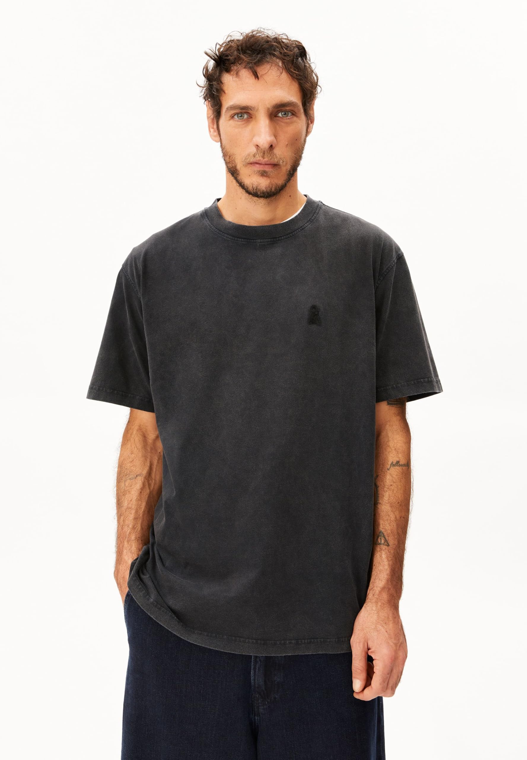 ARMEDANGELS Herren T-Shirt aus 100% Bio-Baumwolle Iconic Å MAARKOS Relaxed Fit